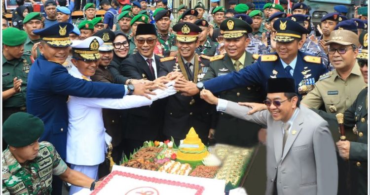 Hadiri HUT Bhayangkara ke-78, Danlanud Sultan Hasanuddin Harap Sinergitas TNI-Polri Selalu Terjaga
