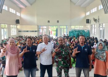 Koramil 0825/02 bersama KJJT beri Materi MPLS di SMPN 1 Giri, Ingatkan Kewajiban Pelajar dan Dampak Negatif Medsos