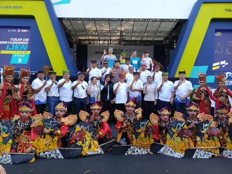 Dandim 0825/Banyuwangi Hadiri Finish Tour De Ijen Stage III Tahun 2024