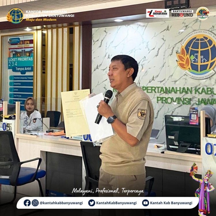 Kakantah Banyuwangi Dialog dengan Pemohon tentang Sertifikat Elektronik