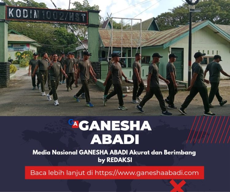 Tingkatkan Stamina Kesehatan, Kodim 1002/HST Olahraga Gelar Bersama