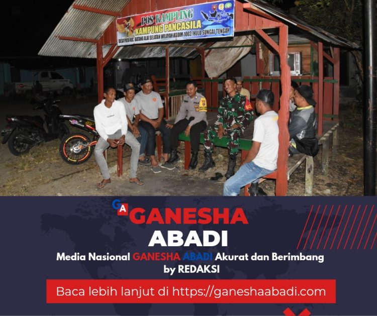 Sinergitas TNI-Polri, Babinsa dan Bhabinkamtibmas jaga Kamtibmas di Desa Binaan