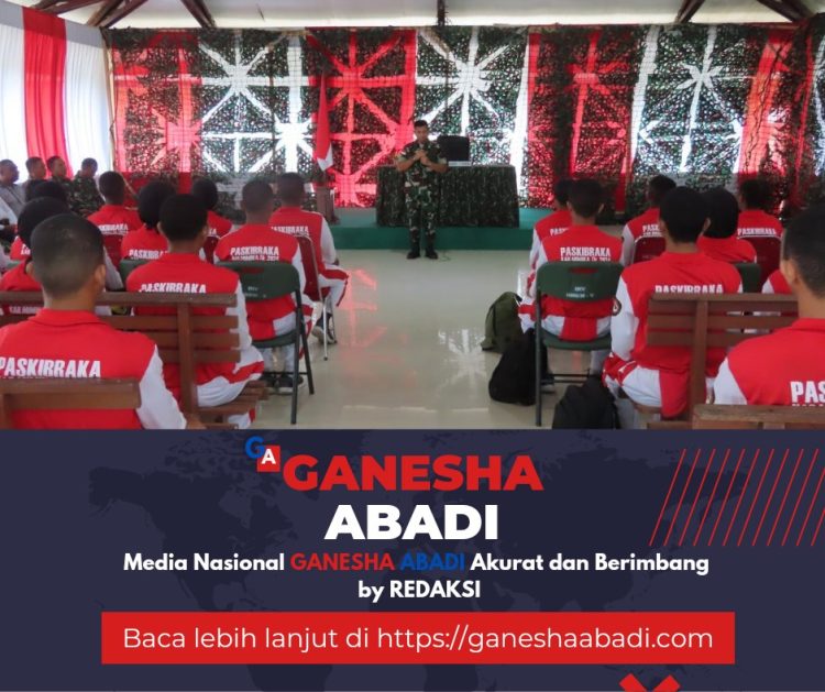 Motivasi Serta Tingkatkan Semangat Berlatih, Dandim 1710/Mimika Beri Pengarahan Kepada Anggota Paskibraka Kabupaten Mimika Tahun 2024