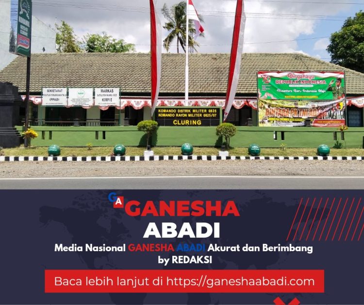 Perbaikan Kantor Koramil 0825/07 Cluring: Pengecatan Ulang Pagar Tingkatkan Suasana Nyaman di Tempat Kerja