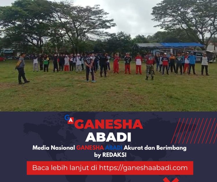 Anggota Posramil 0825-23/Tegalsari Laksanakan Pembentukan Paskibraka Kecamatan Tegalsari