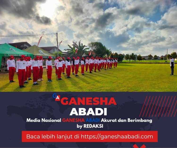 Persiapan Upacara Hari Kemerdekaan, TNI Dan Polri Di Kecamatan Cluring Latih Peserta Paskibra