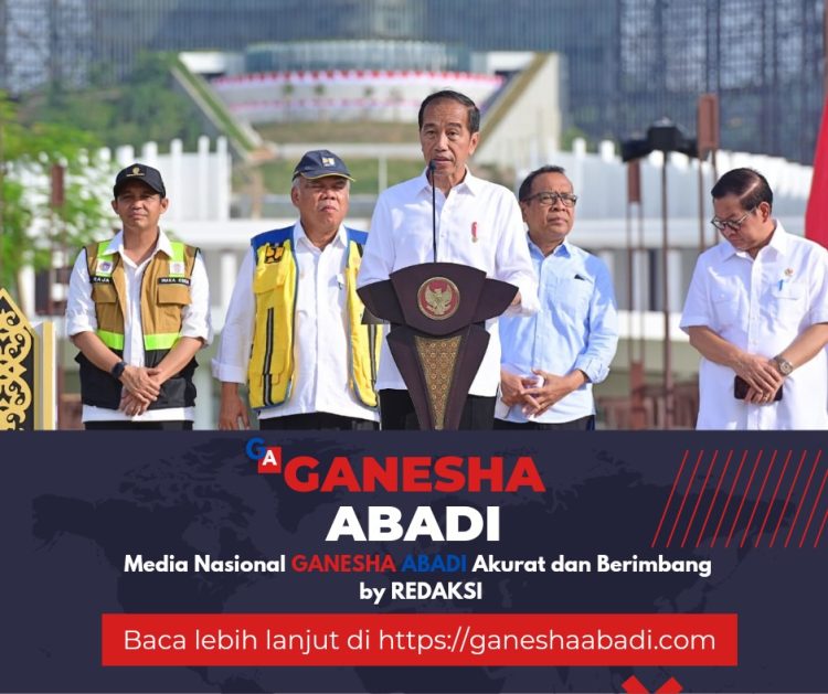 Panglima TNI Dampingi Presiden RI Resmikan Plaza Seremoni di IKN