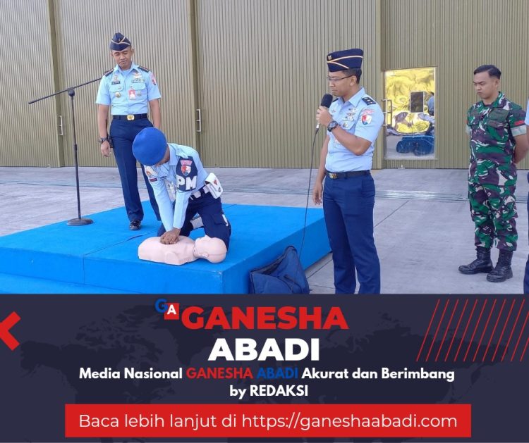 Tingkatkan Kesadaran dan Pengetahuan Kesehatan Jantung, Lanud Sultan Hasanuddin Gelar Ceramah Kesehatan