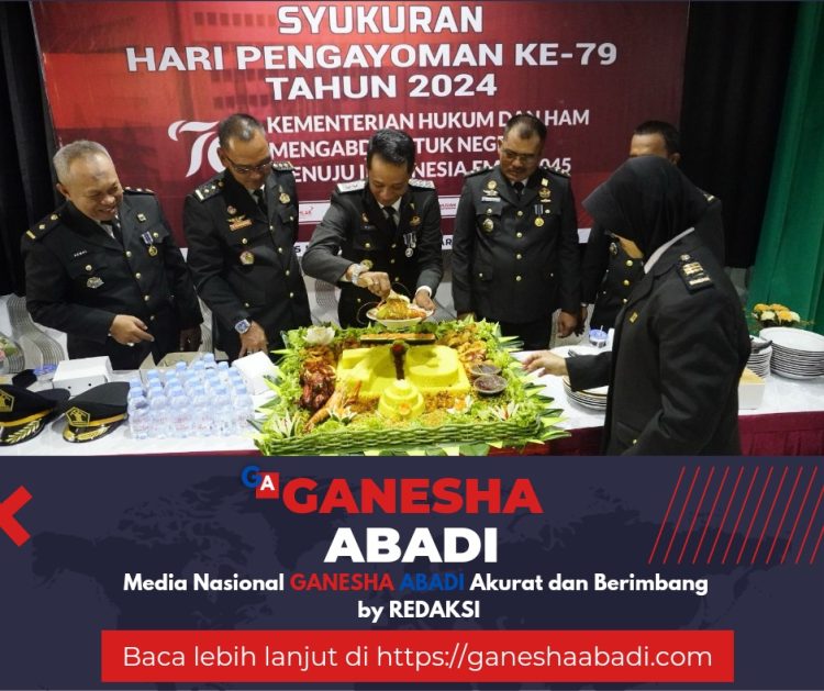 Lapas Narkotika Karang Intan Gelar Syukuran Hari Pengayoman ke-79
