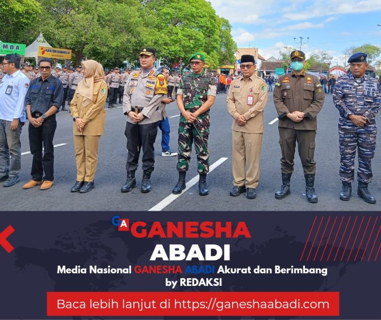 Dandim 0825/Banyuwangi Laksanakan Apel Gelar Sispamkota Tahun 2024
