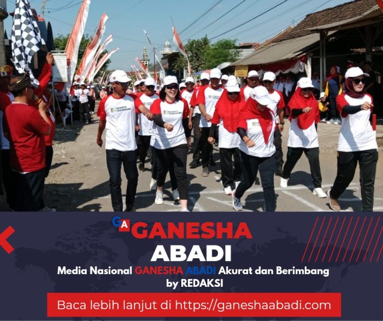 Pemdes Tamansari Laksanakan Lomba Gerak Jalan Meriahkan HUT RI Ke-79