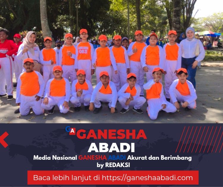 Meriahkan HUT RI ke-79 di Adakan Kegiatan Lomba Gerak Jalan Tingkat SD/MI di Kota Kecamatan Genteng Banyuwangi