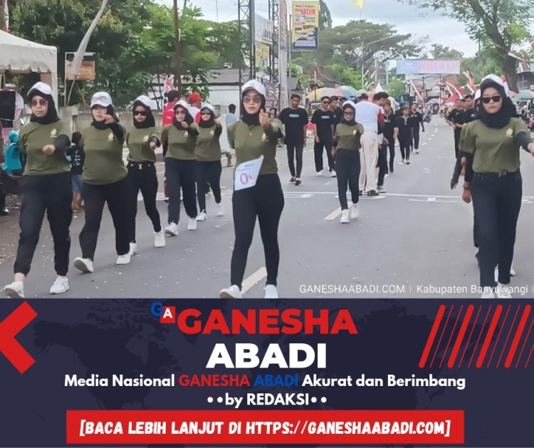 Terjunkan 3 Regu Sekaligus: Media Online Ganeshaabadi.com Ikuti Lomba Gerak Jalan HUT RI ke-79 Genteng Banyuwangi