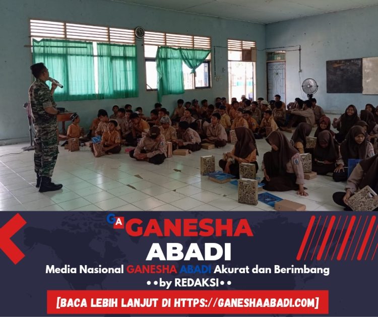 Babinsa Koramil 08/LAU Sosialisasi Bullying Kepada Siswa SMP 13 HST