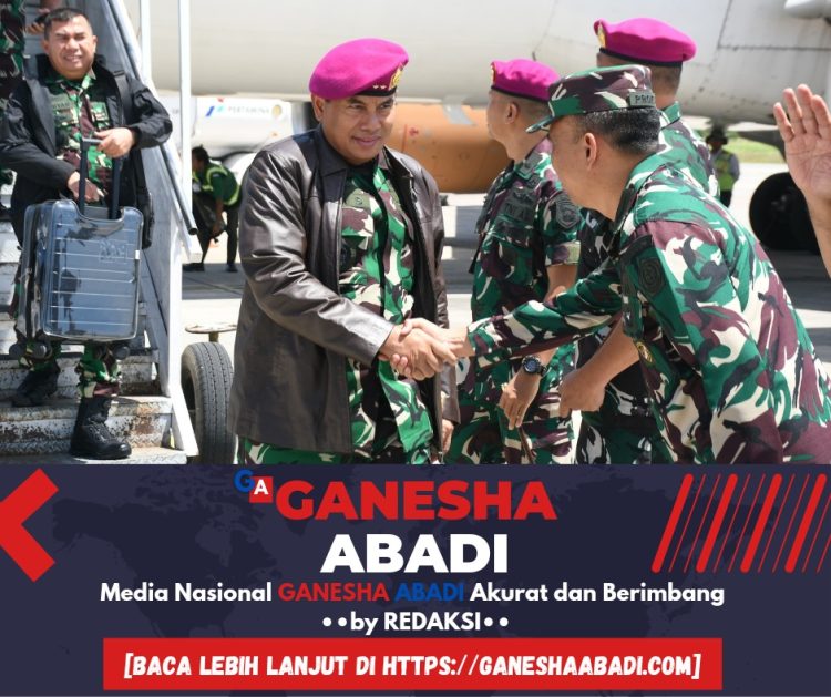 Dandim 0825/Banyuwangi Sambut Kedatangan Pangdiv 3 Kostrad di Bandara Blimbingsari