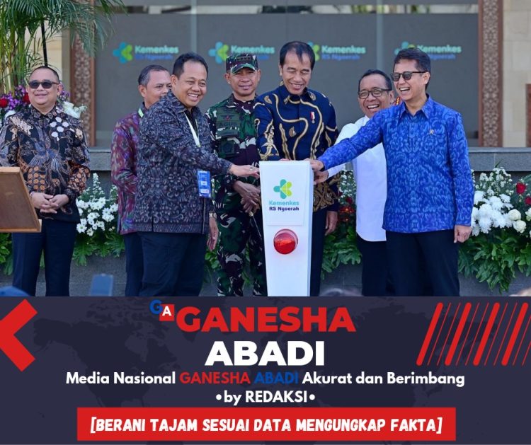 Panglima TNI Dampingi Presiden Jokowi Resmikan Gedung Pelayanan Kesehatan Ibu dan Anak di RS Ngoerah Denpasar