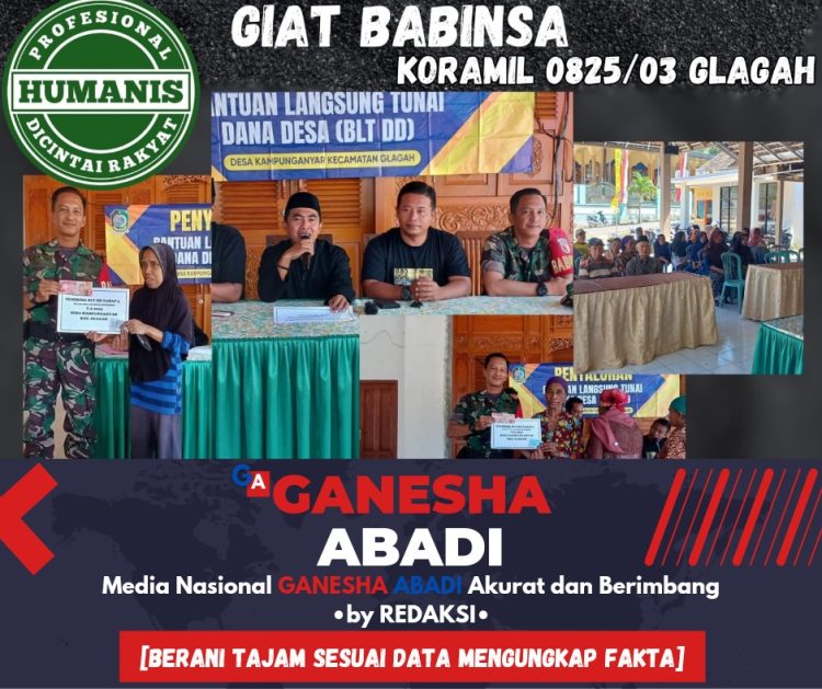 Penyaluran BLT DD Desa Kampung Anyar Kecamatan Glagah