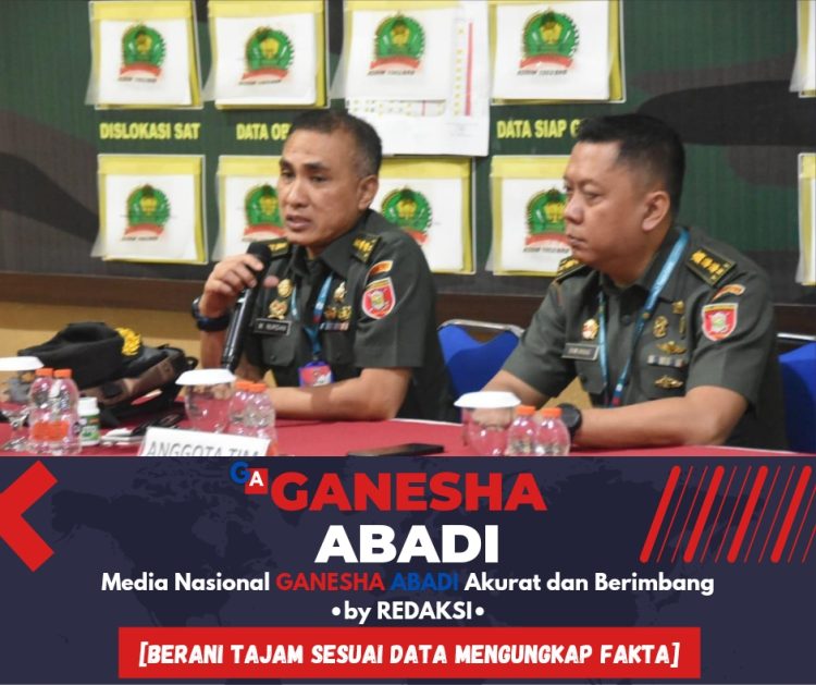Tim Wasrik Current Audit Itdam VI/Mulawarman Lakukan Pemeriksaan Program Kerja Kodim 1002/HST
