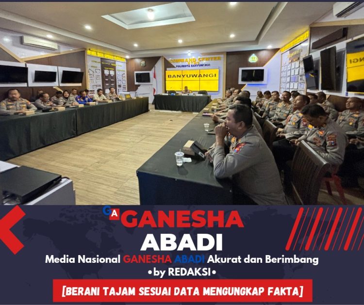 Polresta Banyuwangi Mengikuti Daring Dialog Interaktif Jelang Pilkada Serentak 2024