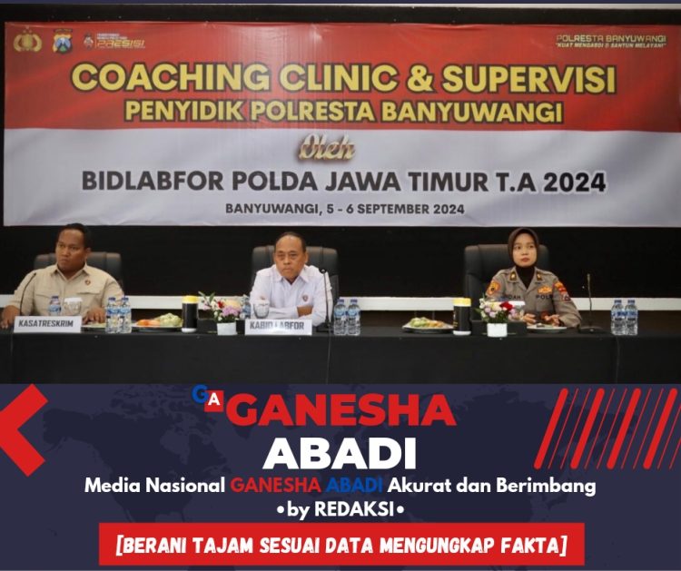 Polresta Banyuwangi Gelar Coaching Clinic untuk Tingkatkan Kualitas Pelayanan