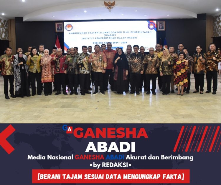 Laksda TNI Dr. Suradi Agung Slamet, S.T., S.Sos., M.M., Dikukuhkan sebagai Ketua Umum IKADIP IPDN Periode 2024-2029