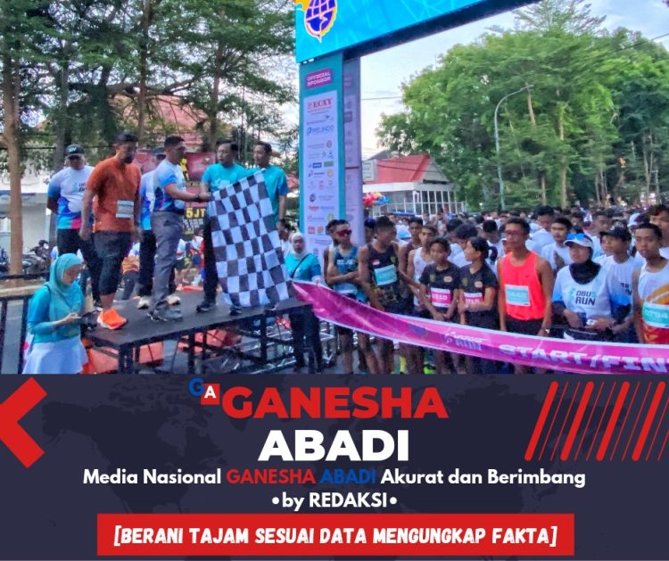 Danlanud Sultan Hasanuddin Melepas Peserta Lomba OBU 5 Run Tahun 2024 Dalam Rangka Peringatan Harhubnas