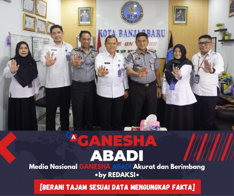 Perkuat Sinergitas, Kalapas Narkotika Karang Intan Kunjungi BNNK Banjarbaru