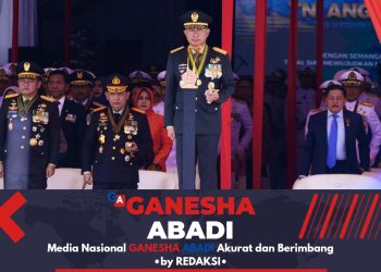Panglima TNI Pimpin Upacara HUT Ke-79 TNI AL Di Perairan Teluk Jakarta