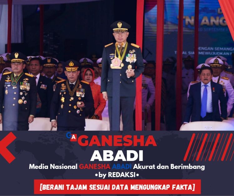 Panglima TNI Pimpin Upacara HUT Ke-79 TNI AL Di Perairan Teluk Jakarta