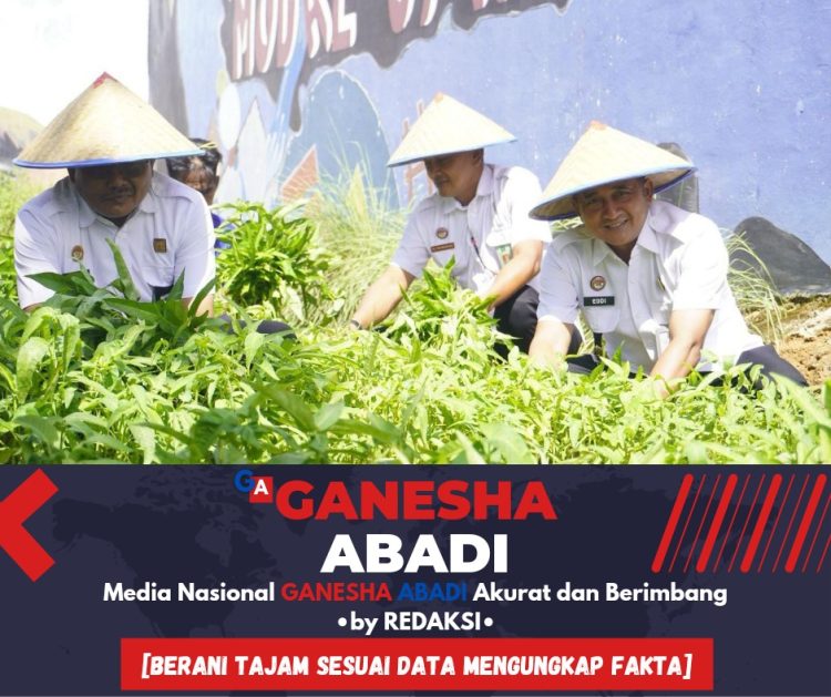 Lapas Karang Intan Panen 50 Kg Kangkung untuk Warga Binaan