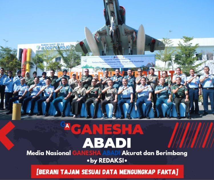 Kepala RSAU dr. Dody Sardjoto Lanud Sultan Hasanuddin Sambut Kunjungan Tim Supervisi Fasilitas Kesehatan TNI dan BPJS
