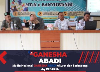 Workshop Jurnalistik dan Perpustakaan Digital di MTsN 8 Banyuwangi