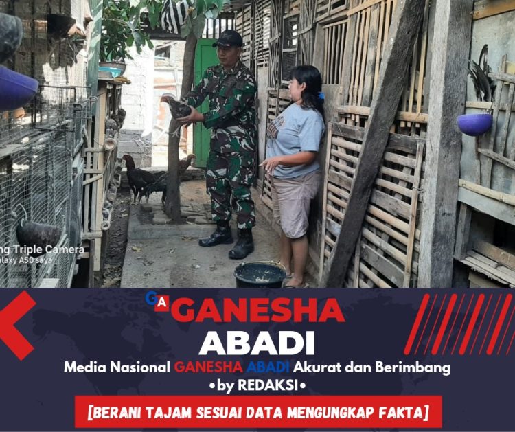 Babinsa Selo Motivasi Warga Yang Produktif 