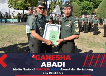 Dandim 0825/Banyuwangi Serahkan Piagam Penghargaan Babinsa Tutor Keaksaraan Dan Penyematan ID Card Joosnews.com