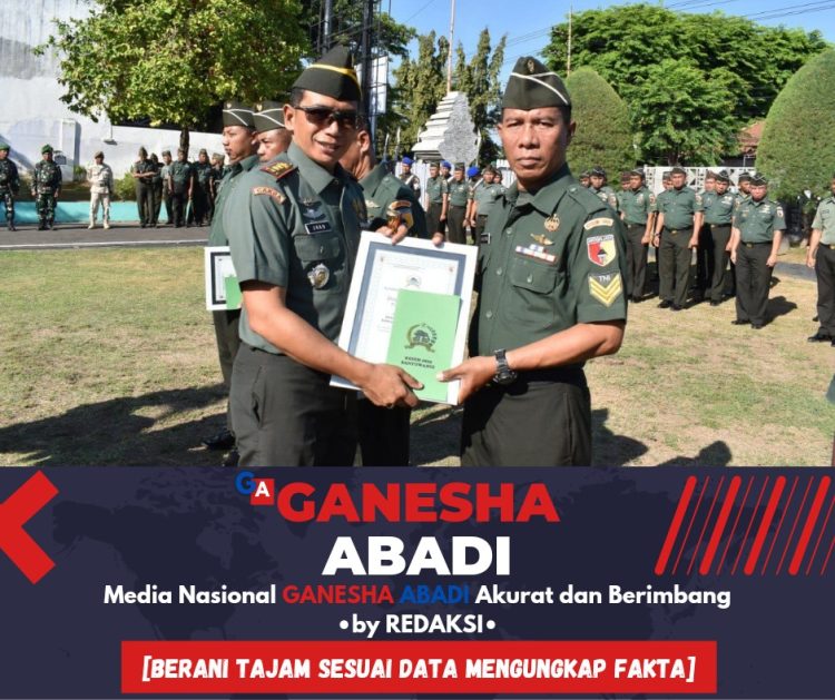 Dandim 0825/Banyuwangi Serahkan Piagam Penghargaan Babinsa Tutor Keaksaraan Dan Penyematan ID Card Joosnews.com