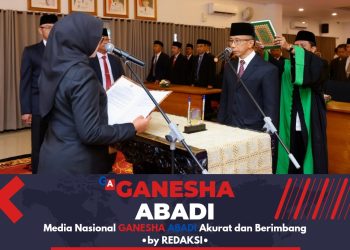 Pelantikan Guntur Priambodo sebagai Pj Sekda Banyuwangi