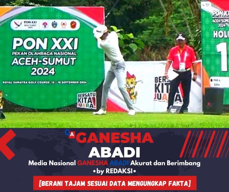 Sumut Tambah Medali Emas Pada Pertandingan Golf Nomor Mixed Foursome