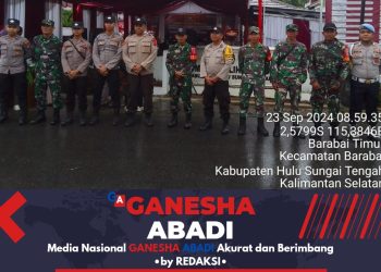Jaga Kondusifitas Wilayah, TNI-Polri Amankan Pengundian Nomor Urut Paslon Bupati dan Wakil Bupati HST Pada Pilkada 2024