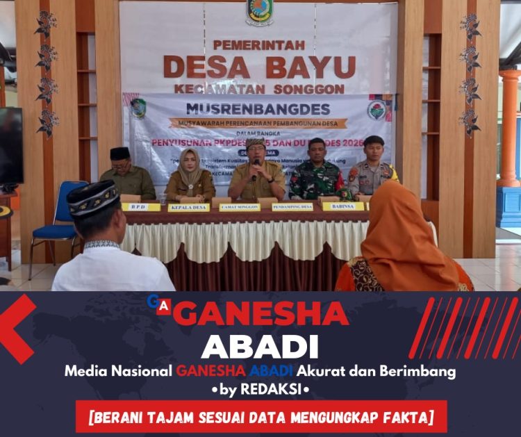TNI-Polri Dukung Musrenbangdes Bayu untuk Rencana Pembangunan Desa