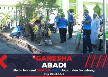 Dalam Rangka HUT ke-79 TNI, Lanud Sultan Hasanuddin Gelar Karya Bakti Pembersihan Fasilitas Umum