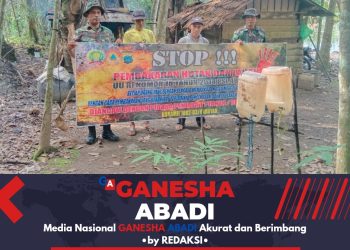 Personel Koramil 03/Haruyan Patroli Karhutla