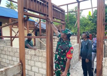 Komandan Satgas TMMD Ke-122 Kodim 1805/Raja Ampat Terjun Kelapangan Langsung