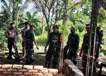 Kunjungan Kerja Aslog Kasad di TMMD Ke-122 Kodim 1704/Mappi