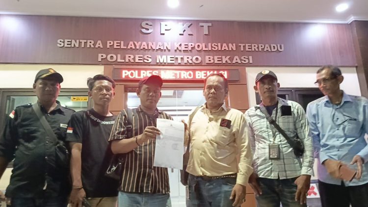 AWIBB Laporkan Oknum Pejabat DSDABMBK ke Polres Metro Bekasi
