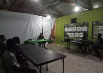 Tak Kenal Lelah, Dansatgas TMMD Ke-122 Kodim 1805/Raja Ampat Lakukan Kunjungan dan Evaluasi