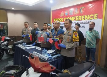 Satreskrim Polsek Tegalsari Berhasil Tangkap Komplotan Spesialis Pencurian Kabel PJU