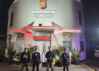 Kanit Reskrim Polsek Cikupa Pimpin Patroli Cipkon Antisipasi Kejahatan Malam Hari