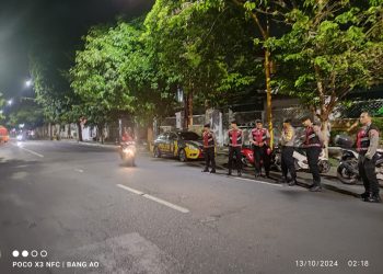 Polresta Banyuwangi Menjaga Kondusifitas Antisipasi Terjadinya Aksi Balap Liar