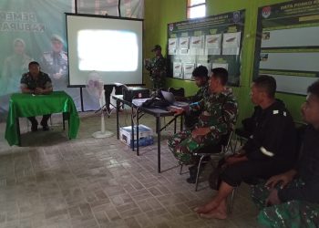 Tanggung Jawab Dansatgas, Dandim 1805/Raja Ampat Berikan Arahan Dan Motivasi Anggota Satgas TMMD Ke-122 Kodim 1805/Raja Ampat