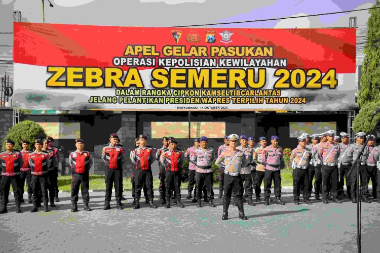 Operasi Zebra Semeru 2024 Digelar Selama 2 Pekan, Ini Pesan Polisi Banyuwangi